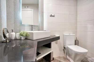 Un baño de Apartamentos Cava Baja