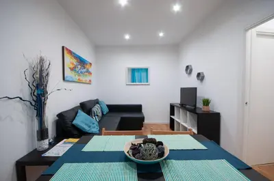 Zona de estar de Acogedor Apartamento Lavapies