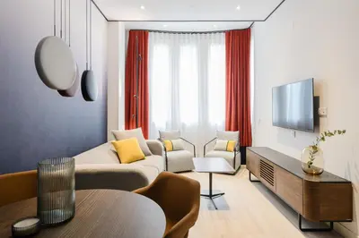 Zona de estar de Smartrental Collection Gran Vía Centric