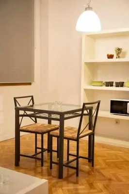 Una cocina o zona de cocina en Un elegante piso para descubrir Madrid
