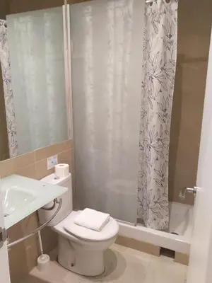 Un baño de Hostal Mendoza