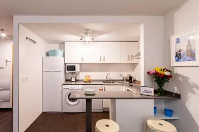 Una cocina o zona de cocina en Apavonia Apartamento 1 dormitorio Distrito Latina Madrid