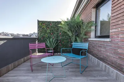 Un balcón o terraza de Hotel Acta Madfor