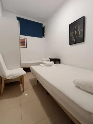 Cama o camas de una habitación en Aparsol Apartments