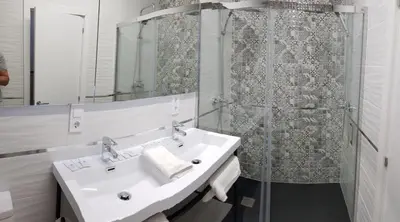 Un baño de Aparsol Apartments