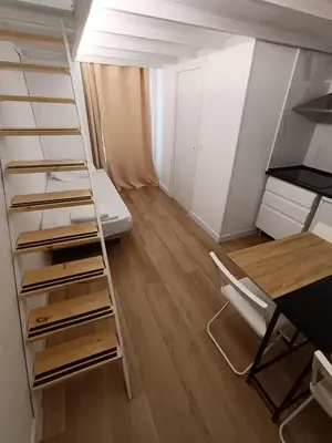 Cama o camas de una habitación en Aparsol Apartments
