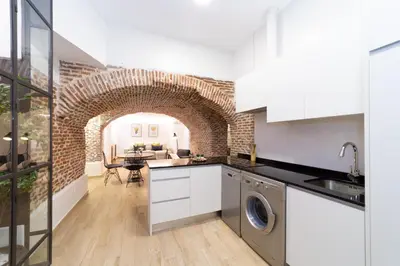 Una cocina o zona de cocina en LA ALCAZABA