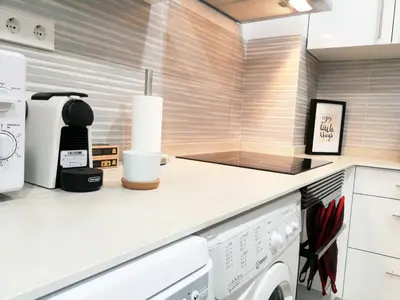 Una cocina o zona de cocina en Your comfy stay in the Center of Madrid