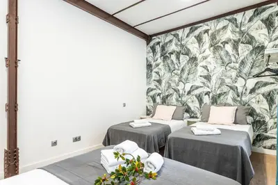 Cama o camas de una habitación en Waou Madrid Centro III - Alquiler Corta Duración