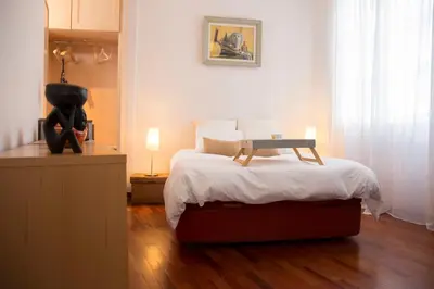 Cama o camas de una habitación en 50 Calle Gran Vía