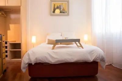 Cama o camas de una habitación en 50 Calle Gran Vía