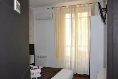 Cama o camas de una habitación en Hostal El Brezo