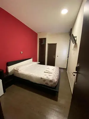 Cama o camas de una habitación en Hostal Corazón de Madrid 1