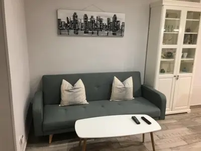 Zona de estar de Apartamento estilo nórdico en Malasaña (Madrid Centro)
