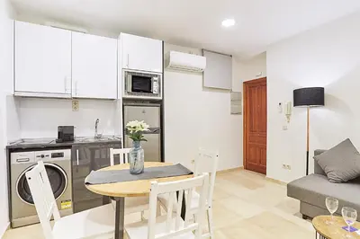 Una cocina o zona de cocina en LEEWAYS LOFT IV in GRAN VÍA