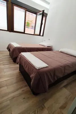 Cama o camas de una habitación en Palafox 23
