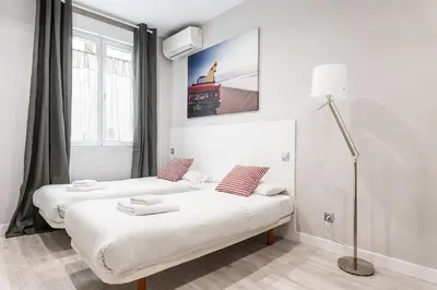 Cama o camas de una habitación en Waou Anton Martin I - Alquiler Corta Duración