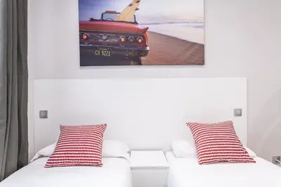 Cama o camas de una habitación en Waou Anton Martin I - Alquiler Corta Duración
