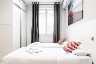 Cama o camas de una habitación en Waou Anton Martin I - Alquiler Corta Duración