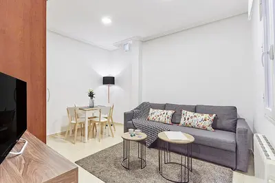 Zona de estar de LEEWAYS APARTMENT XXVI in GRAN VÍA