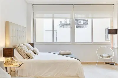 Cama o camas de una habitación en LEEWAYS LOFT XXIII in GRAN VÍA
