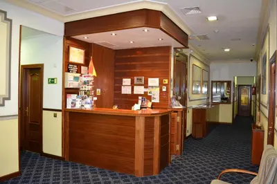 El vestíbulo o zona de recepción de Hostal Edreira
