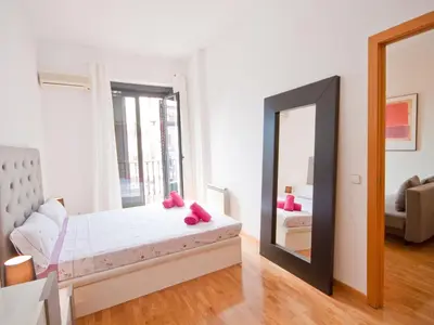 Cama o camas de una habitación en Flexliving Concepción - monthly rentals & other non tourist stays only