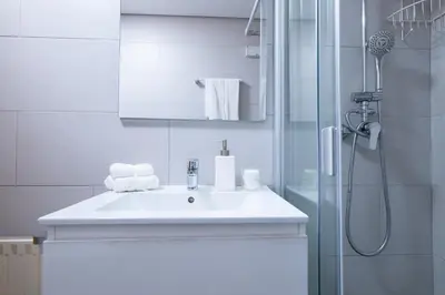 Un baño de Charming Vintage Studio in trendy Chueca
