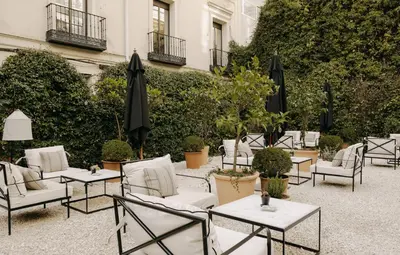 Zona de estar de Hotel Único Madrid, Small Luxury Hotels