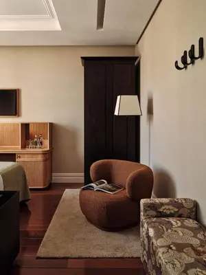 Zona de estar de Hotel Único Madrid, Small Luxury Hotels