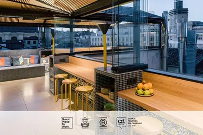 Zona de estar de SLEEP'N Atocha - B Corp Certified