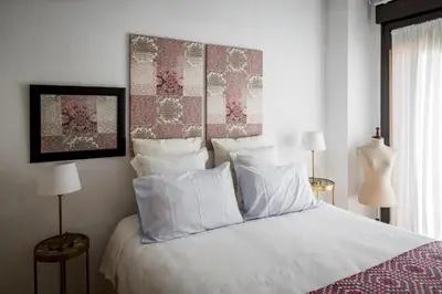 Cama o camas de una habitación en Figueroa Design