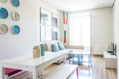 Zona de estar de Mola Suites