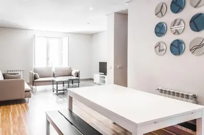 Zona de estar de Mola Suites
