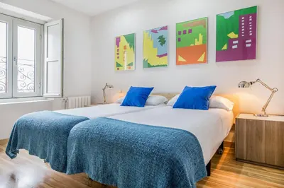 Cama o camas de una habitación en Mola Suites