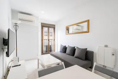 Zona de estar de Flamenco Style Apartment PALACIO REAL, La Latina