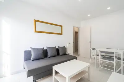 Zona de estar de Flamenco Style Apartment PALACIO REAL, La Latina