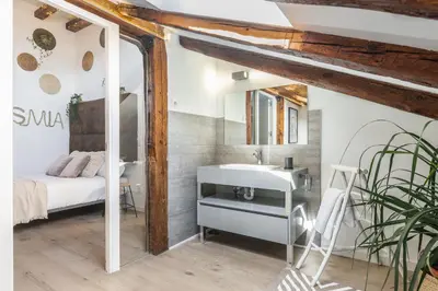 Cama o camas de una habitación en Waou MADRID es MIA - Corta Duración