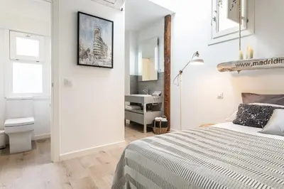 Cama o camas de una habitación en Waou MADRID es MIA - Corta Duración