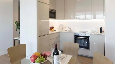 Una cocina o zona de cocina en Heima Colon Square Amazing Views