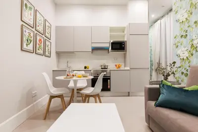 Una cocina o zona de cocina en Feelathome San Marcos Apartments