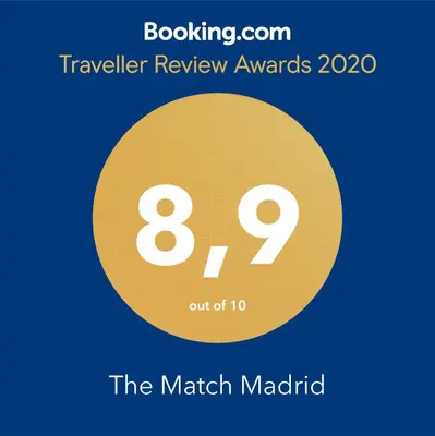 Certificado, premio, señal o documento que está expuesto en The Match Madrid
