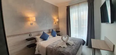 Cama o camas de una habitación en Hostal Pio Centro