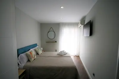 Cama o camas de una habitación en Ático en la Gran Vía con Terraza al Palacio Real