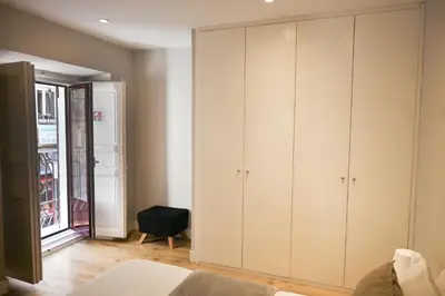 Cama o camas de una habitación en For You Rentals Apartment TEMPORAL Madrid Cava Baja-La Latina CBA361