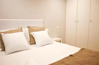 Cama o camas de una habitación en For You Rentals Apartment TEMPORAL Madrid Cava Baja-La Latina CBA361