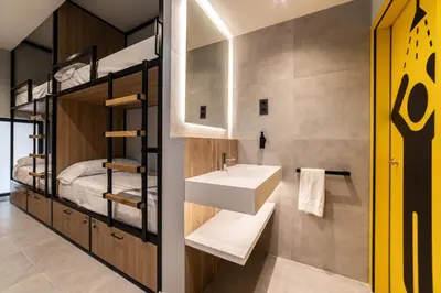 Un baño de Petit Hostel La Latina