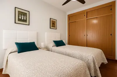Cama o camas de una habitación en Nice 2 bedrooms Madrid downtown