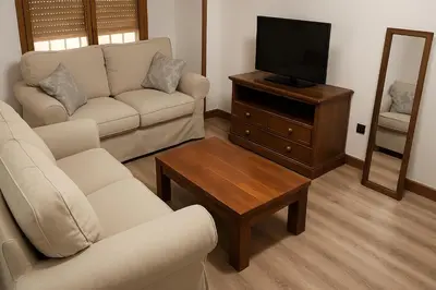 Zona de estar de Nice 2 bedrooms Madrid downtown