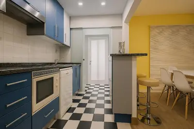 Una cocina o zona de cocina en Nice 2 bedrooms Madrid downtown
